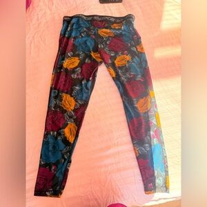 Nike Pro Women's Floral leggings XL (14/16)